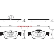 ������� �������� ���.! MB C219/W164/W251 04 SP2190 Sangsin Brake SP2190 SP2190 ����