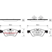 ������� �������� ��������! MB W164/W251 3.5-3.0DCi 05 SP2189 Sangsin Brake SP2189 SP2189 ����