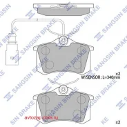 ������� �������� ������! Audi A3-A8 94, VW Golf III-IV/Passat 88, Skoda 96 SP4107 Sangsin Brake SP4107 SP4107 ����
