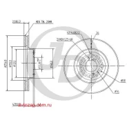 ���� ��������� �������� DF2658 (255,5x22) 4 ��� JUST Drive JBD0033 JBD0033 ����