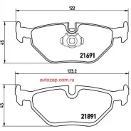 ������� �������� �. BMW E39 2.0-4.0/2.0D-3.0D 95 P06023 265 15=FDB1075=571936B ! Brembo P06023 P06023 ����