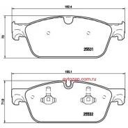 ������� �������� ��������! MB GL X166 3.0-4.5/2.2CDI 12 P50102 Brembo P50102 P50102 ����