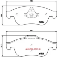 ������� �������� ��������! Renault Fluence/Megane/Scenic 1.2-2.0/1.5DCi/1.9DCi 05 P68050 Brembo P68050 P68050 ����