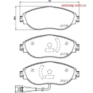 ������� �������� ��������! Seat Alhambra, VW Sharan 1.4/2.0TSi/2.0TDi 10 P85144 Brembo P85144 P85144 ����