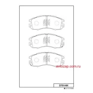������� �������� ��������! Subaru Legacy 2.0/2.2 94-99/Impreza 1.6/2.0 96-97 D7014M Kashiyama D7014M D7014M ����