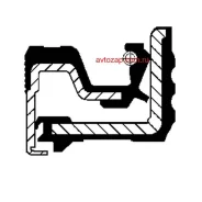 ������� ������� !167.8x198x13/15.5 NBR John Deere Corteco 01027784B 01027784B ����