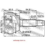 ���� ������� Mitsubishi Lancer CS 2000-2009 0410-CSA43 Febest 0410CSA43 0410CSA43 ����