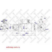 �������! 24V 4KW 9 ������ 45 ��. ������ Volvo F/FL/FM 6/7 96 Stellox 8802027SX 8802027SX ����