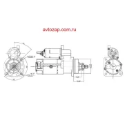 �������! 4���, 24�, 11 ������, ������ Delco MB Atego 01.98 Stellox 8802082SX 8802082SX ����
