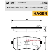 ������� ������ KIA CEED HB 09-12, Sportage (JE/SL) GP1187 Sangsin Brake GP1187 GP1187 ����