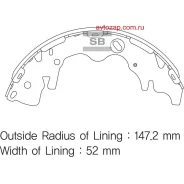 ������� ���������� �. Hyundai H1/ Grand Starex 2.4/2.5/2.5CRDi 07 SA141SNS [ 583054HA00] ! Sangsin Brake SA141 SA141 ����