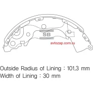 ������� ���������� �. Hyundai Accent 05, Kia Rio 1.4/1.6/1.5CRDi 05 SA153SNS [583051GA00] ! Sangsin Brake SA153 SA153 ����