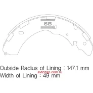 ������� ��������� �������� Mitsubishi L200 2.5Di-D 05 SA171 Sangsin Brake SA171 SA171 ����