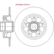 ���� ��������� ������! Renault Fluence/Megane 08 Sangsin Brake SD3070 SD3070 ����