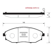 ������� �������� �. Daewoo Tosca, Chevrolet Epica 1.8/2.0/2.5 06 SP1193SNS [96475027] ! Sangsin Brake SP1193 SP1193 ����