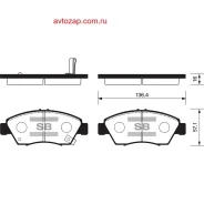 ������� �������� ��������! Honda Civic 1.3i-1.6i 16V 91-01 SP1221 Sangsin Brake SP1221 SP1221 ����