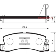 ������� ��������� �������� Toyota Celica 2.0 89-94/Camry 1.8-3.0 86-91 SP1208 Sangsin Brake SP1208 SP1208 ����