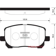 ������� �������� ��������! Toyota Avensis Verso 2.0VVT-i/2.0D4-D 01 SP1373 Sangsin Brake SP1373 SP1373 ����