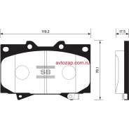 ������� �������� ��������! Toyota Land Cruiser 100 4.7i 32V/4.2TD 98 SP1379 Sangsin Brake SP1379 SP1379 ����