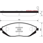 ������� �������� ��������! Daewoo Lanos/Matiz, Chevrolet Spark 0.8-1.5i 98 SP1392SNS Sangsin Brake SP1392 SP1392 ����