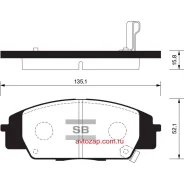 ������� �������� �. Honda Civic 2.0/1.7CDTi 02/S2000 2.0i 99 SP1434SNS GDB3250=735 02=FDB1444 ! Sangsin Brake SP1434 SP1434 ����