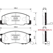 ������� �������� �. Toyota Previa 2.4i 4WD 97-00 SP1433SNS GDB3157=636 04=224545 ! Sangsin Brake SP1433 SP1433 ����