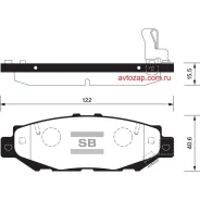 ������� ��������� ��������, ������ Sangsin Brake SP1432 SP1432 ����