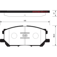 ������� ��������� ��������, �������� Sangsin Brake SP1456 SP1456 ����