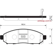 ������� �������� �. Nissan Pathfinder 2.5DCi 4WD 05 SP1460SNS GDB3404=1162 01 [41060EA025] ! Sangsin Brake SP1460 SP1460 ����