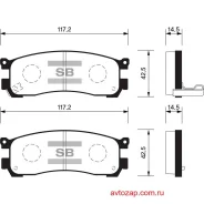 ������� �������� ������! Mazda 929 all 87-91 SP1528 Sangsin Brake SP1528 SP1528 ����