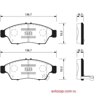 ������� ��������� ��������, �������� Sangsin Brake SP1541 SP1541 ����
