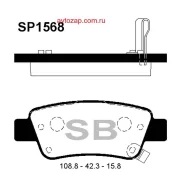 ������� ��������! ������ Honda CR-V 2.0/2.2D/2.4 06 SP1568SNS Sangsin Brake SP1568 SP1568 ����