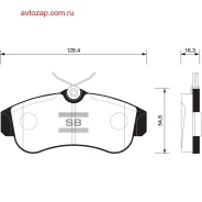 ������� ��������� ��������, �������� Sangsin Brake SP1581 SP1581 ����