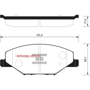 ������� ��������� VW POLO (RUS) 11-/Skoda Fabia 11- �������� SP1595 Sangsin Brake SP1595 SP1595 ����