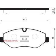 ������� �������� �������� ! MB Sprinter 209CDi-324CDi, VW Crafter 30/35 2.5TDi 06 SP1622 Sangsin Brake SP1622 SP1622 ����