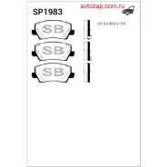 ������� �������� ��������! KIA Picanto 17 SP1983 Sangsin Brake SP1983 SP1983 ����
