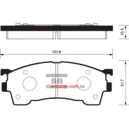 ������� �������� ��������! Mazda 626 1.8-2.5/2.0D/Xedos6 1.6 16V/2.0 92 SP2018 Sangsin Brake SP2018 SP2018 ����