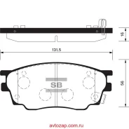 ������� �������� �. Mazda 6 1.8 02 SP2027SNS 800 22 ! Sangsin Brake SP2027 SP2027 ����