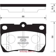 ������� ��������� �������� Sangsin Brake SP2083 SP2083 ����