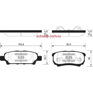 ������� ��������� ��������, ������ Sangsin Brake SP2111 SP2111 ����