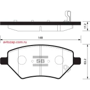 ������� ��������� ��������! Chery Tiggo 4 17/Tiggo 8 20/8 Pro 21 SP2126-F Sangsin Brake SP2126F SP2126F ����