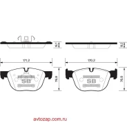 ������� ���������, �������� Sangsin Brake SP2172 SP2172 ����