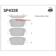 ������� ������ Hyundai Polisade 2019- SP4328 Sangsin Brake SP4328 SP4328 ����