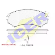 ������� �������� ��������! Mazda MPV 2.6i/3.0/2.5TD 92-99, Mitsubishi Pajero 3.2D/3.5GDi 00 181374 ICER 181374 181374 ����
