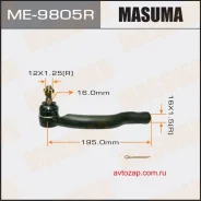 ���������� ������� ������! Toyota RAV4 III 06-12/ RAV4 IV 12 Masuma ME9805R ME9805R ����