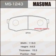 ������� �������� ������! Toyota Land Cruiser 02 Masuma MS1243 MS1243 ����