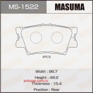������� �������� ������! Toyota Rav4 2.4/3.5i/2.4D 4WD 06 Masuma MS1522 MS1522 ����