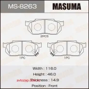 ������� �������� ��������! Honda Insight 1.0/1.3 00 Masuma MS8263 MS8263 ����