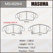 ������� �������� ��������! Honda Civic 1.4/1.6 VT-i VTEC 91-01/CRX 1.6 92-98 Masuma MS8264 MS8264 ����