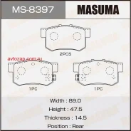 ������� �������� ������! Honda Prelude 2.0i-2.3i 4WD 92-96 Masuma MS8397 MS8397 ����